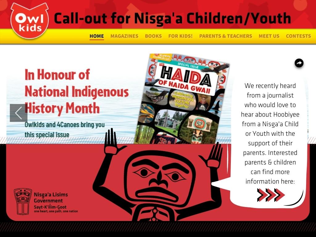 Call-out for Nisga'a Children/Youth